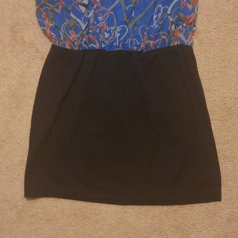 💙🖤Heart Pattern dress - Picture 4 of 6